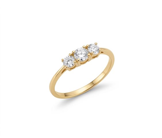 Anello Rebecca Donna Lux in Oro Diamante 0.13 Ct GRLAOD31 - GRLAOD31